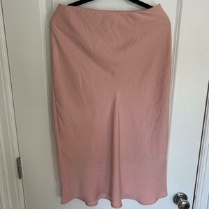 a new day Blush Midi Skirt